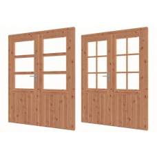 Lariks/Douglas dubbele deur 154,6 x 197,6 cm 42.7960