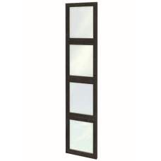 Wandmodule enkel modern zwart gespoten 45 x 210 cm 41.3010 Wandmodule enkel modern zwart gespoten 45 x 210 cm 41.3010