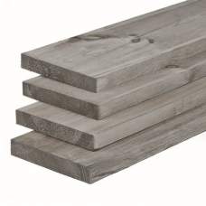Steigerplank vuren zilvergrijs gedroogd 2,9 x 19 cm
