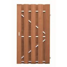 Tuindeur bangkirai verticaal recht 180 x 100 cm 103396R Tuindeur bangkirai verticaal recht 180 x 100 cm 103396R