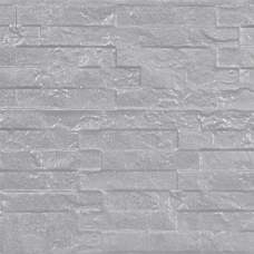 Beton onderplaat leisteenmotief wit grijs 4,8 x 36 x 184 cm dubbelzijdig
