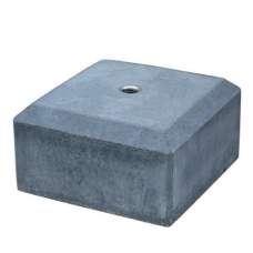 Betonpoer betontegel model antraciet 18 x 18 x 10 cm
