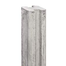 Betonsleufpaal wit/grijs voor blokhutprofiel 10 x 10 x 280 cm