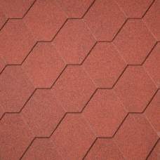 Dakshingles hexagonaal rood