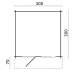 Blokhut aanbieding Dillie 300 x 300 + 70 cm