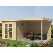 Blokhut Erickson 225 + 300 x 325 cm Blokhut Erickson 225 + 300 x 325 cm