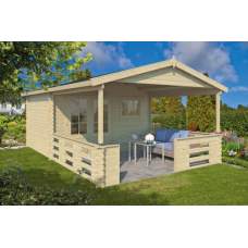 Blokhut Kone 380 x 300 + 289 cm Blokhut Kone 380 x 300 + 289 cm