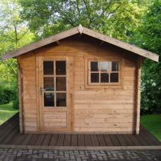 Blokhut aanbieding Dillie 300 x 300 + 70 cm Blokhut aanbieding Dillie 300 x 300 + 70 cm
