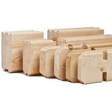 RESTPARTIJ Blokhutprofiel vuren geschaafd ongekeept 4,5 x 12,7 x 600 cm RESTPARTIJ Blokhutprofiel vuren geschaafd ongekeept 4,5 x 12,7 x 600 cm