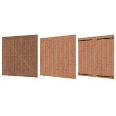 Lariks/Douglas dubbele opgeklampte deur 164,6 x 199,6 cm 42.7962