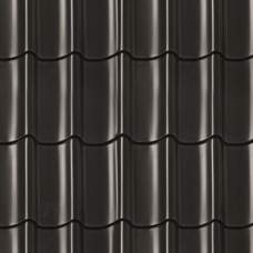 Dakpanprofielplaten zwart aluminium verzinkt metaal