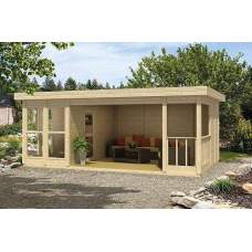 Tuinhuis Lisette 425 + 184 x 364 cm Tuinhuis Lisette 425 + 184 x 364 cm