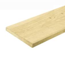 Tuinplank vuren geïmpregneerd bezaagd 2,2 x 20 x 420 cm 103023