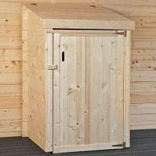 Containerberging enkel onbehandeld vuren 90 x 90 x 150 cm Containerberging enkel onbehandeld vuren 90 x 90 x 150 cm