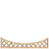 Trellis diagonaal met holle lijst geïmpregneerd 40 x 180 cm +€ 227,70