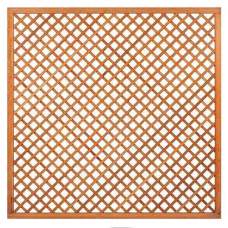 Trellis diagonaal met rechte lijst hardhout 180 x 180 cm