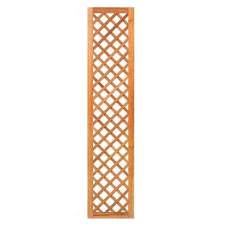 Trellis diagonaal met rechte lijst hardhout 180 x 40 cm