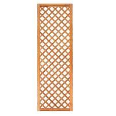 Trellis diagonaal met rechte lijst hardhout 180 x 60 cm