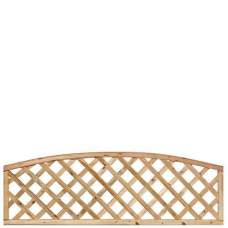 Trellis diagonaal met tooglijst geïmpregneerd 60 x 180 cm