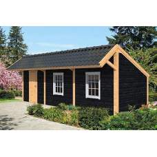 Lariks / Douglas overkapping Dwingeloo type 12 740 x 410 x 325 cm Lariks / Douglas overkapping Dwingeloo type 12 740 x 410 x 325 cm