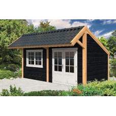 Lariks / Douglas overkapping Dwingeloo type 6 500 x 410 x 325 cm Lariks / Douglas overkapping Dwingeloo type 6 500 x 410 x 325 cm