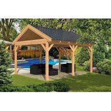 Lariks / Douglas overkapping Leggeloo type 1 500 x 410 x 350 cm Lariks / Douglas overkapping Leggeloo type 1 500 x 410 x 350 cm