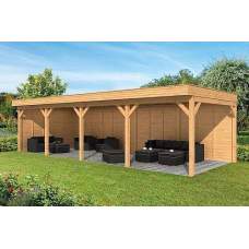Lariks / Douglas overkapping Tynaarlo type 14 980 x 400 x 260 cm Lariks / Douglas overkapping Tynaarlo type 14 980 x 400 x 260 cm
