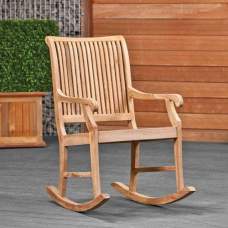 Schommelstoel teak Relax