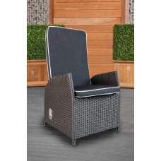 Wicker stoel La Conca zwart Wicker stoel La Conca zwart
