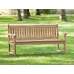 Tuinbank Bretagne teak met 2 poten 120 cm