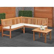 Hoekbank teak Oxford inclusief tafel Hoekbank teak Oxford inclusief tafel