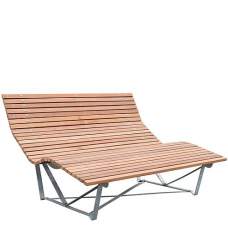 Bangkirai lounge bank 108 x 180 x 154 cm 103493