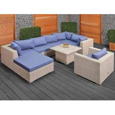 Wicker loungeset Torino bruin Wicker loungeset Torino bruin