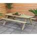 Picknicktafel basis groen geïmpregneerd 180 x 155 x 74 cm