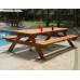 Picknicktafel hardhout giant 250 x 160 x 75 cm