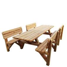 Picknicktafel vuren geïmpregneerd 220 x 160 x 80 cm 1810 Picknicktafel vuren geïmpregneerd 220 x 160 x 80 cm 1810