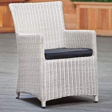 Wicker stoel Bellano oud grijs Wicker stoel Bellano oud grijs