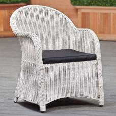 Wicker stoel Benevento oud grijs Wicker stoel Benevento oud grijs