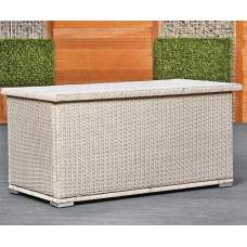 Wicker kussenbox Bastia oud grijs Wicker kussenbox Bastia oud grijs