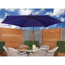 Parasol Le Mans blauw Ø 300 cm Parasol Le Mans blauw Ø 300 cm