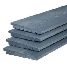 Zweeds rabat excellent vuren grijs gespoten 1,4-2,8 x 19,5 cm