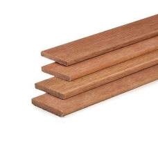 Timmerhout hardhout geschaafd reliëf 1,2 x 9 x 180 cm