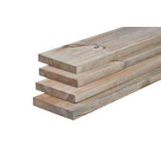 Schuttingplank grenen zilver grijs bezaagd 2 x 20 x 400 cm Schuttingplank grenen zilver grijs bezaagd 2 x 20 x 400 cm