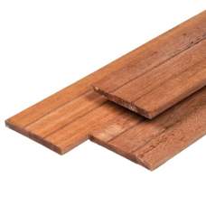 Schuttingplank hardhout 1,4 x 14 x 130 cm