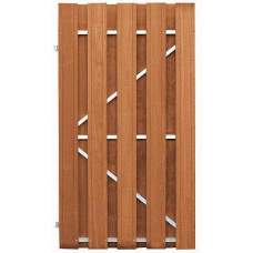 Tuindeur bangkirai verticaal 180 x 100 cm 1588 Tuindeur bangkirai verticaal 180 x 100 cm 1588