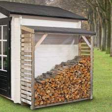 Openhaardhout berging geïmpregneerd 180 x 50 x 180 cm
