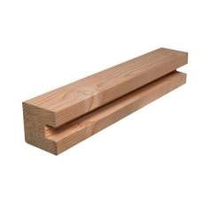Gleufpaal douglas geschaafd 9,5 x 9,5 x 300 cm eindpaal 132910 Gleufpaal douglas geschaafd 9,5 x 9,5 x 300 cm eindpaal 132910