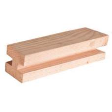 Gleufpaal douglas geschaafd 9,5 x 9,5 x 300 cm tussenpaal 132911 Gleufpaal douglas geschaafd 9,5 x 9,5 x 300 cm tussenpaal 132911