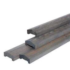 Afdeklat zilvergrijs piramide 3-planks 180 cm Afdeklat zilvergrijs piramide 3-planks 180 cm