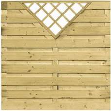 Tuinscherm geïmpregneerd horizontaal 180 x 180 cm 103294 Tuinscherm geïmpregneerd horizontaal 180 x 180 cm 103294
